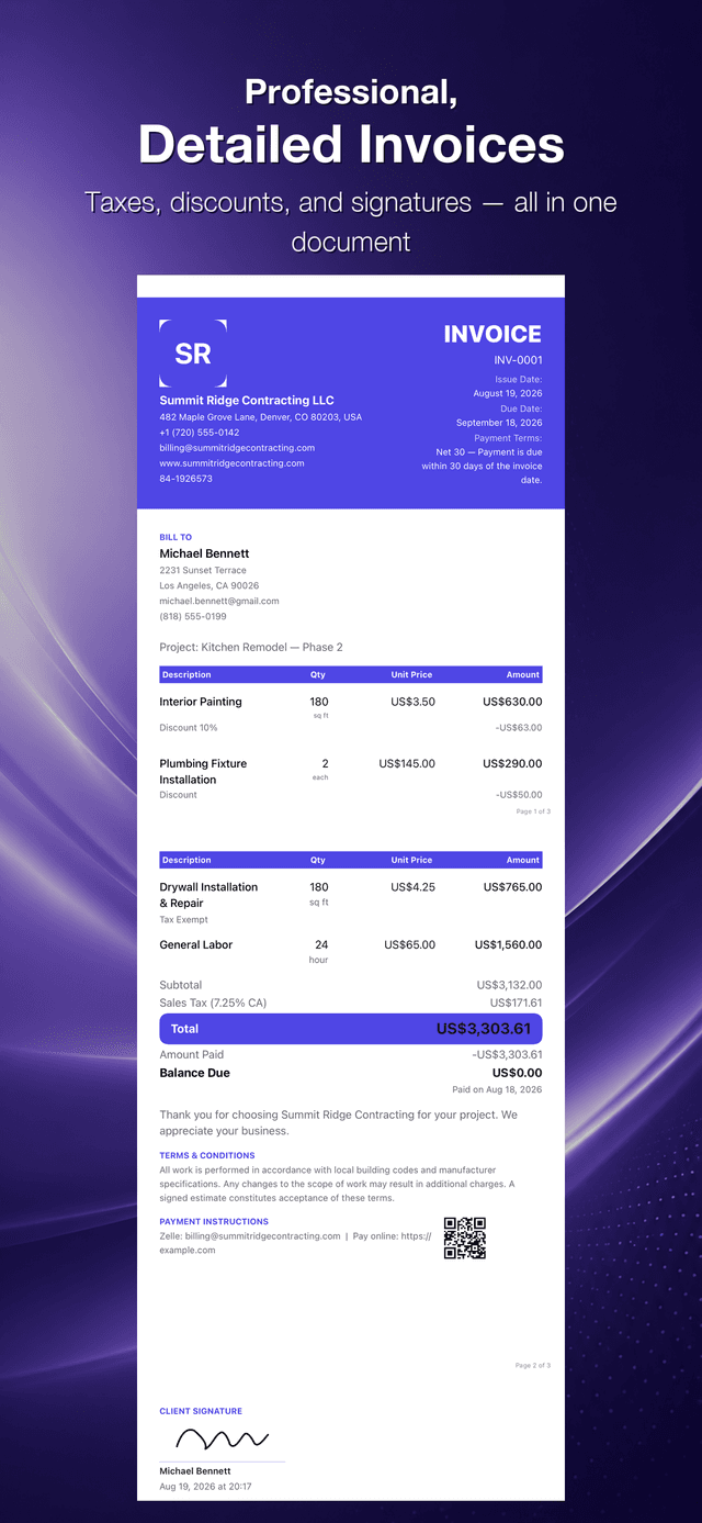 InvoiceHive Screenshot 1